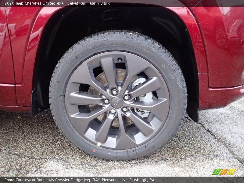 Velvet Red Pearl / Black 2020 Jeep Cherokee Limited 4x4