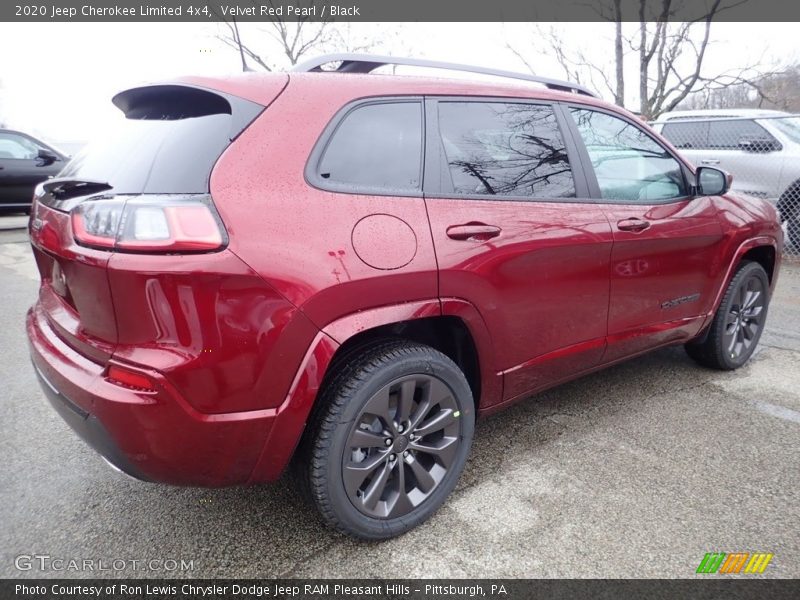 Velvet Red Pearl / Black 2020 Jeep Cherokee Limited 4x4