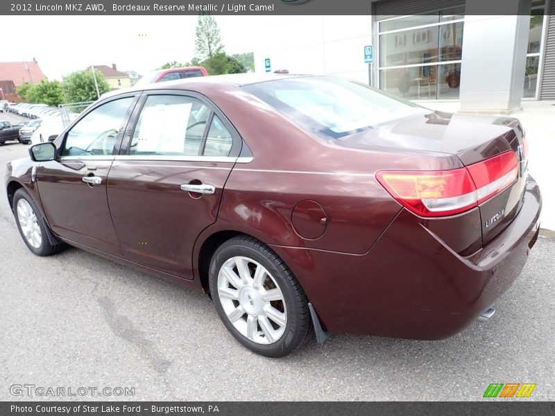 Bordeaux Reserve Metallic / Light Camel 2012 Lincoln MKZ AWD