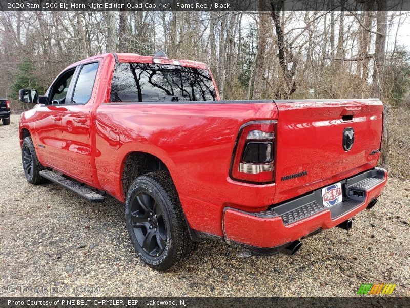 Flame Red / Black 2020 Ram 1500 Big Horn Night Edition Quad Cab 4x4