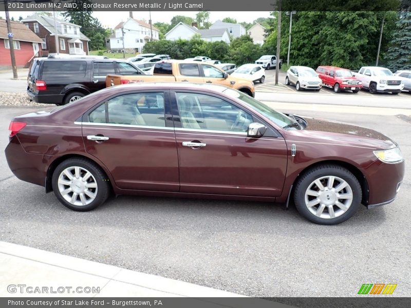 Bordeaux Reserve Metallic / Light Camel 2012 Lincoln MKZ AWD