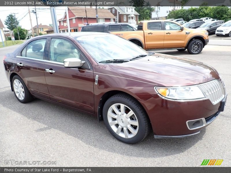 Bordeaux Reserve Metallic / Light Camel 2012 Lincoln MKZ AWD