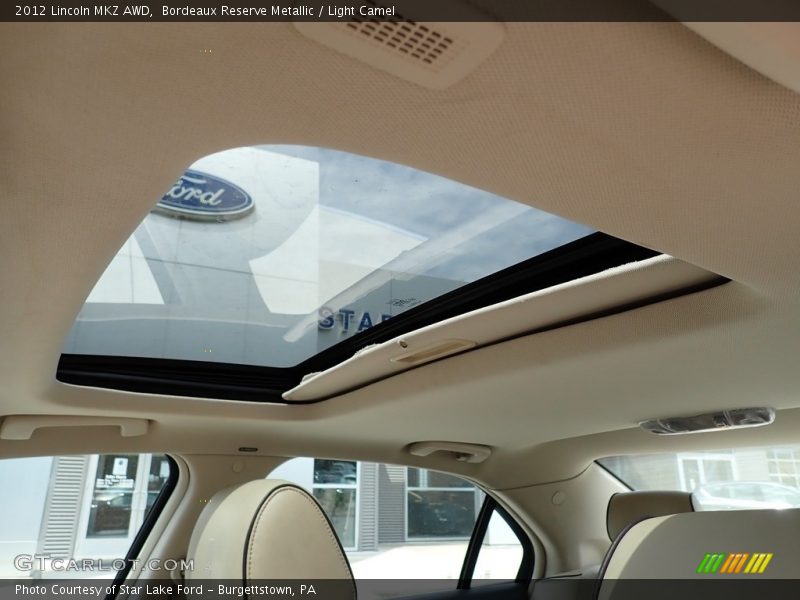 Bordeaux Reserve Metallic / Light Camel 2012 Lincoln MKZ AWD
