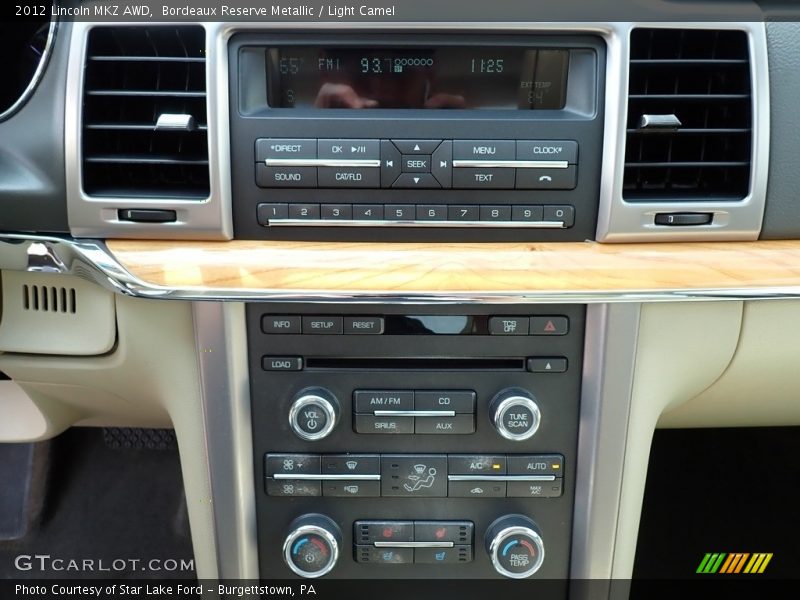 Bordeaux Reserve Metallic / Light Camel 2012 Lincoln MKZ AWD