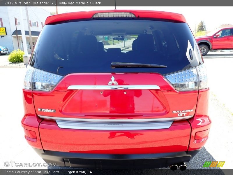 Rally Red Metallic / Black 2012 Mitsubishi Outlander GT