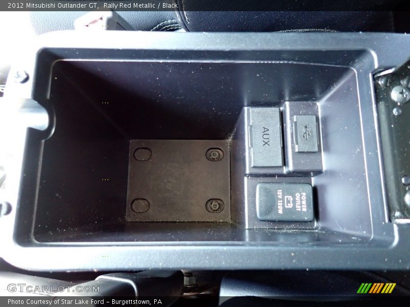 Rally Red Metallic / Black 2012 Mitsubishi Outlander GT