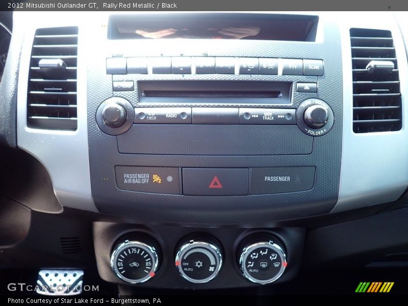 Controls of 2012 Outlander GT