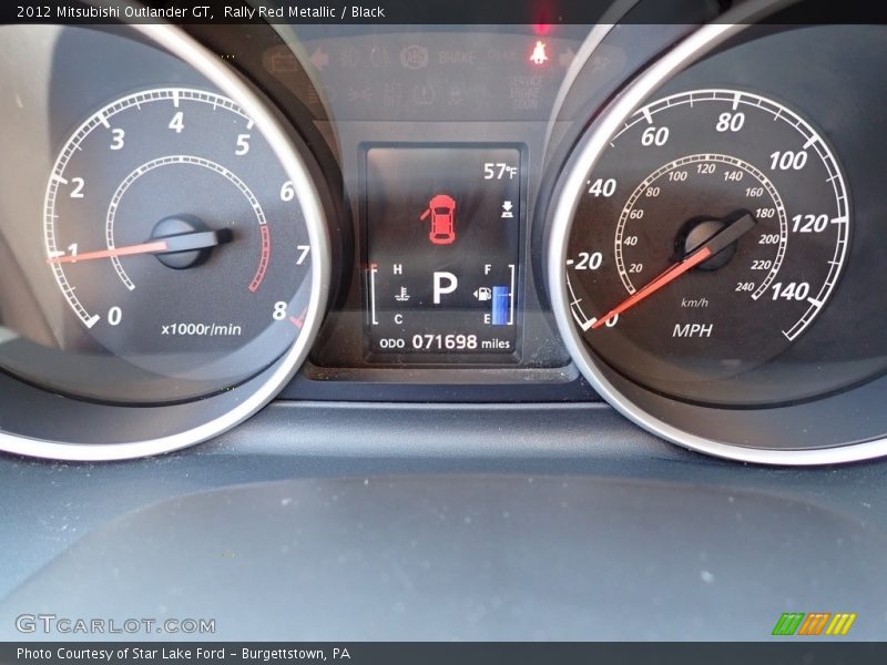  2012 Outlander GT GT Gauges