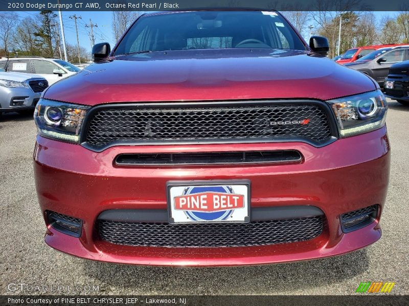 Octane Red Pearl / Black 2020 Dodge Durango GT AWD