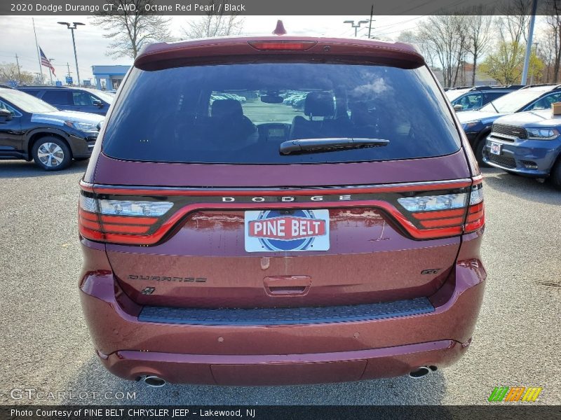 Octane Red Pearl / Black 2020 Dodge Durango GT AWD