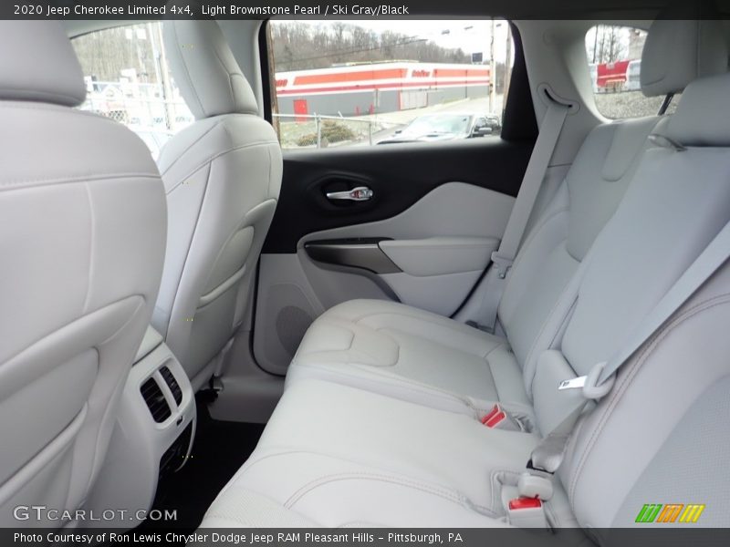 Light Brownstone Pearl / Ski Gray/Black 2020 Jeep Cherokee Limited 4x4