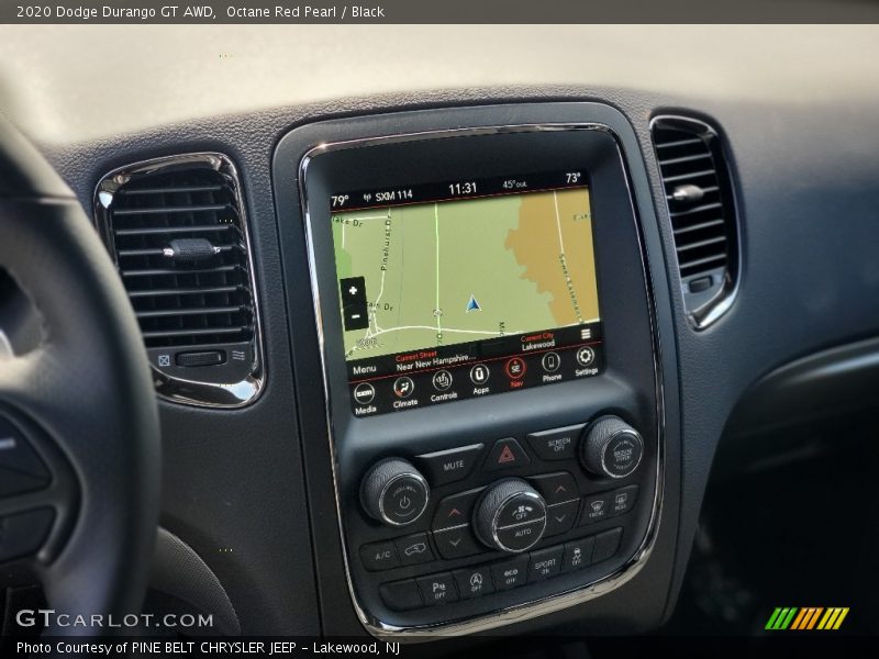 Octane Red Pearl / Black 2020 Dodge Durango GT AWD