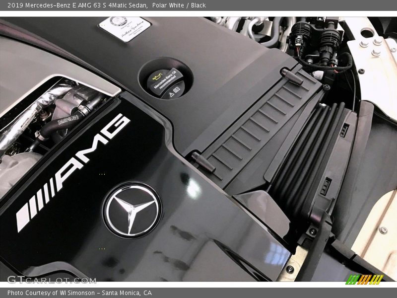 Polar White / Black 2019 Mercedes-Benz E AMG 63 S 4Matic Sedan