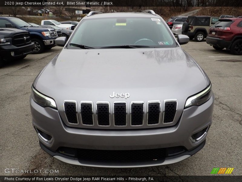 Billet Silver Metallic / Black 2020 Jeep Cherokee Limited 4x4