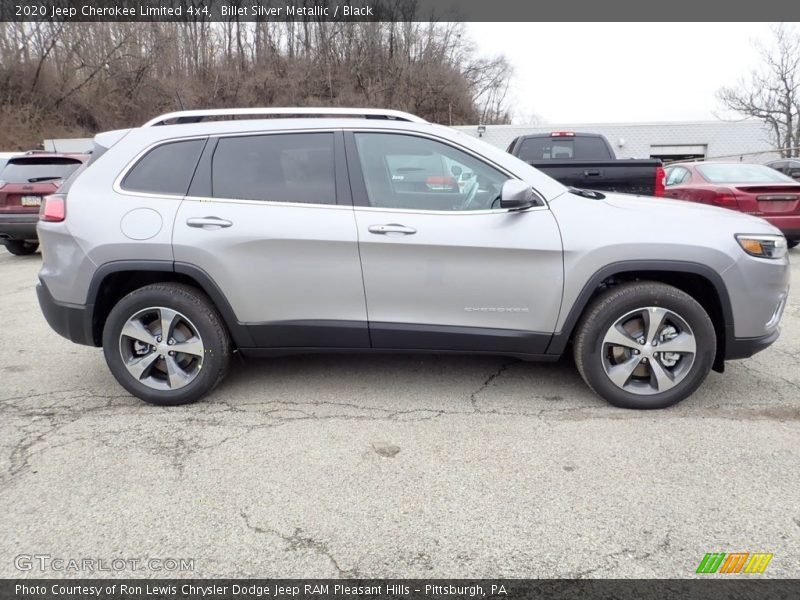 Billet Silver Metallic / Black 2020 Jeep Cherokee Limited 4x4