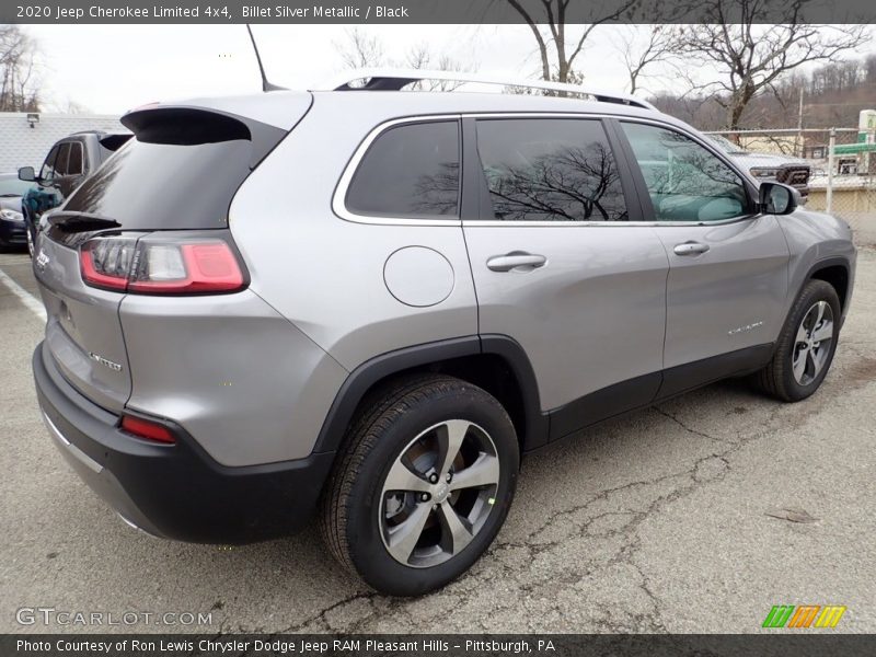 Billet Silver Metallic / Black 2020 Jeep Cherokee Limited 4x4