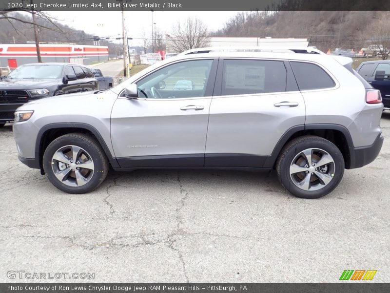 Billet Silver Metallic / Black 2020 Jeep Cherokee Limited 4x4