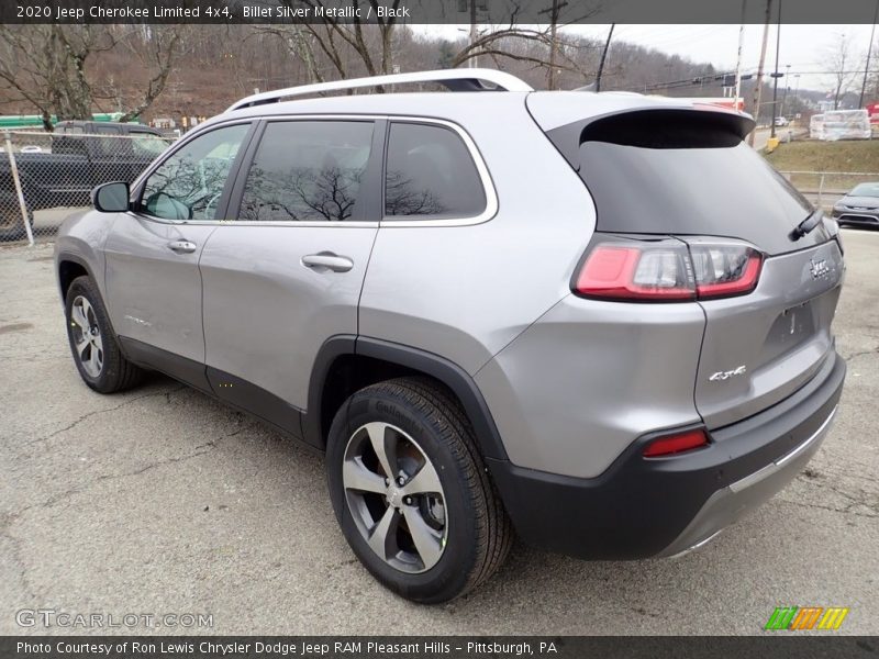 Billet Silver Metallic / Black 2020 Jeep Cherokee Limited 4x4