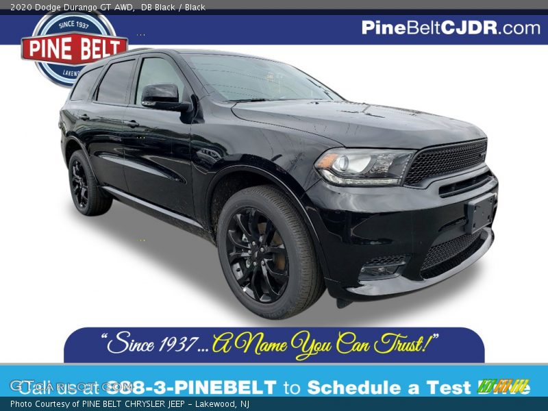 DB Black / Black 2020 Dodge Durango GT AWD