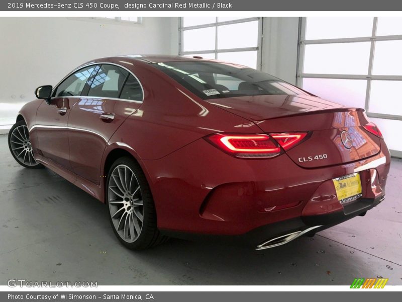 designo Cardinal Red Metallic / Black 2019 Mercedes-Benz CLS 450 Coupe