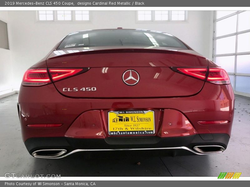 designo Cardinal Red Metallic / Black 2019 Mercedes-Benz CLS 450 Coupe