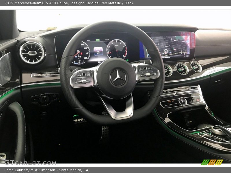 designo Cardinal Red Metallic / Black 2019 Mercedes-Benz CLS 450 Coupe
