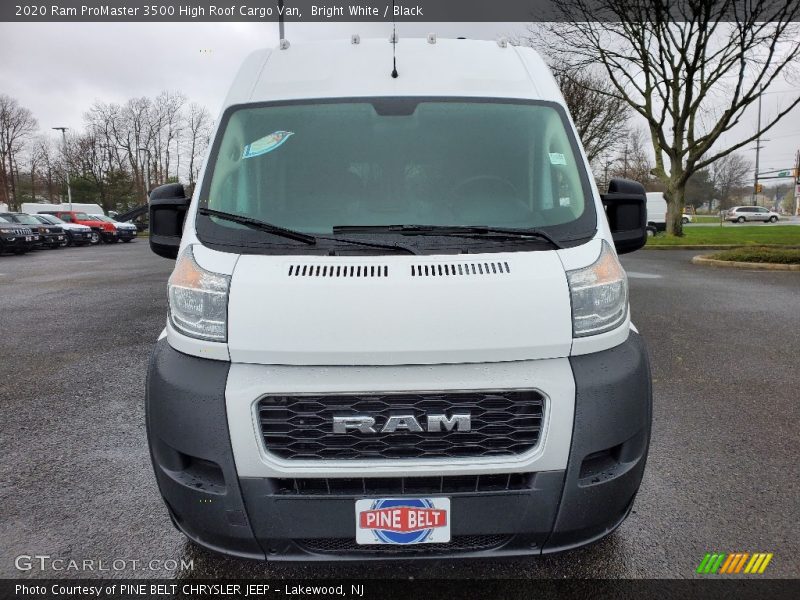Bright White / Black 2020 Ram ProMaster 3500 High Roof Cargo Van