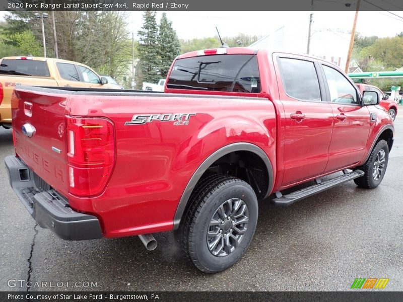 Rapid Red / Ebony 2020 Ford Ranger Lariat SuperCrew 4x4