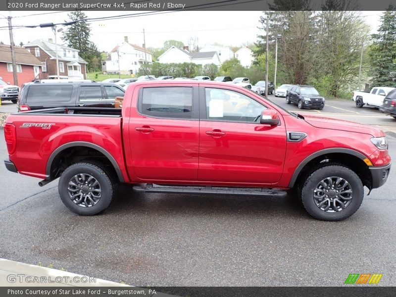 Rapid Red / Ebony 2020 Ford Ranger Lariat SuperCrew 4x4