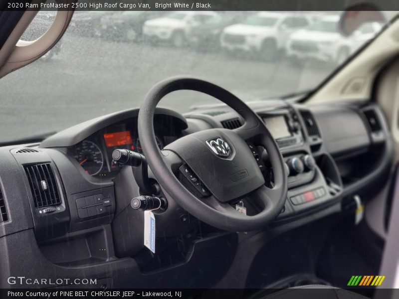 Bright White / Black 2020 Ram ProMaster 2500 High Roof Cargo Van