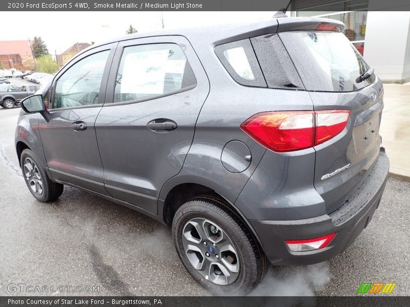 Smoke Metallic / Medium Light Stone 2020 Ford EcoSport S 4WD