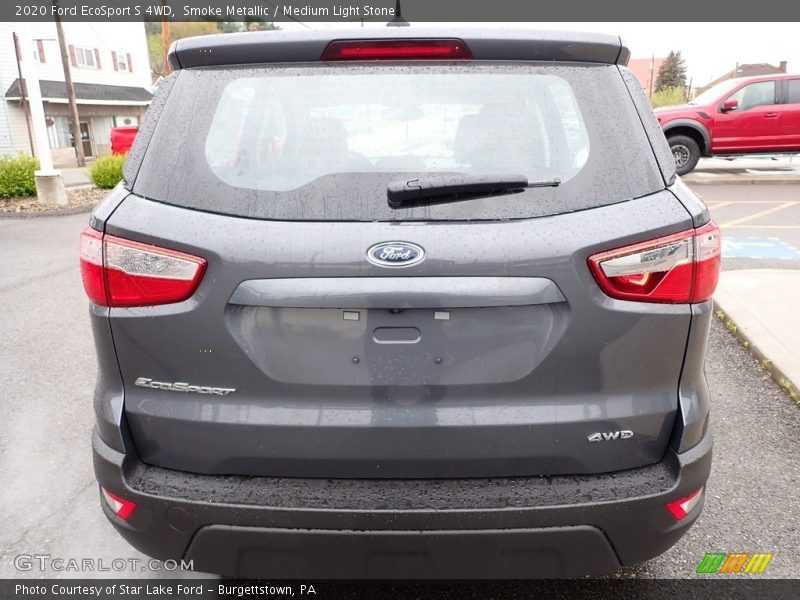 Smoke Metallic / Medium Light Stone 2020 Ford EcoSport S 4WD