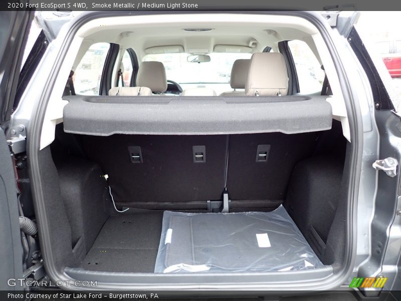 Smoke Metallic / Medium Light Stone 2020 Ford EcoSport S 4WD