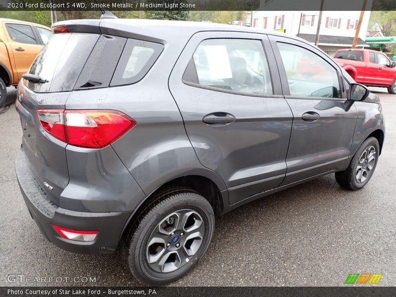 Smoke Metallic / Medium Light Stone 2020 Ford EcoSport S 4WD