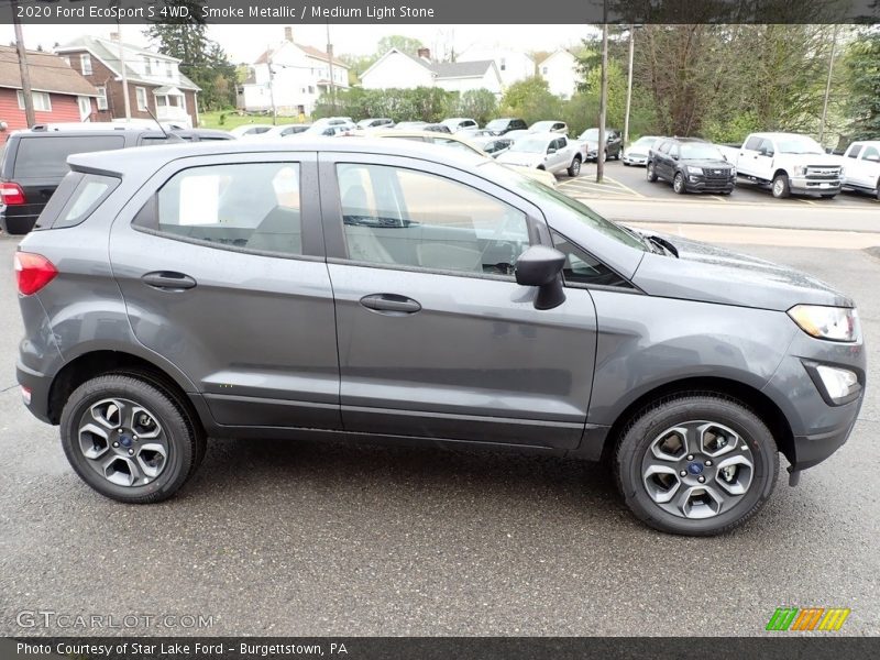 Smoke Metallic / Medium Light Stone 2020 Ford EcoSport S 4WD