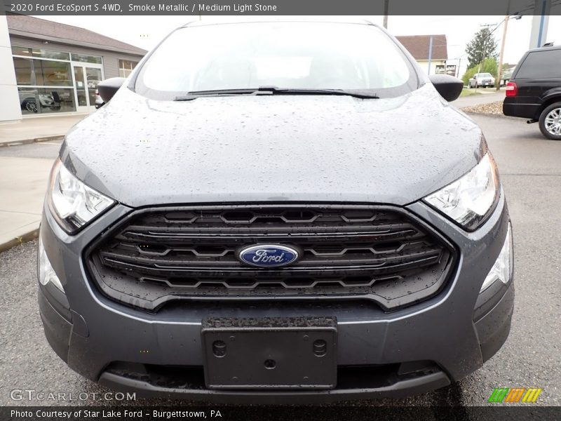 Smoke Metallic / Medium Light Stone 2020 Ford EcoSport S 4WD