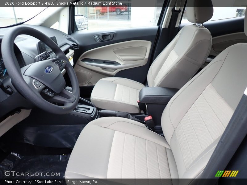 Smoke Metallic / Medium Light Stone 2020 Ford EcoSport S 4WD