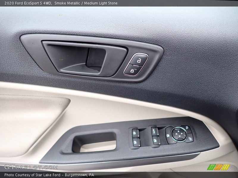 Smoke Metallic / Medium Light Stone 2020 Ford EcoSport S 4WD