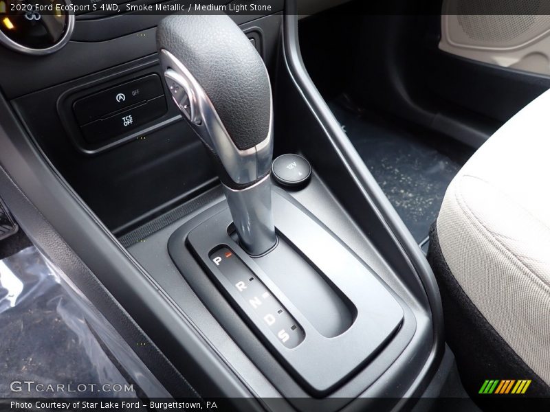 Smoke Metallic / Medium Light Stone 2020 Ford EcoSport S 4WD