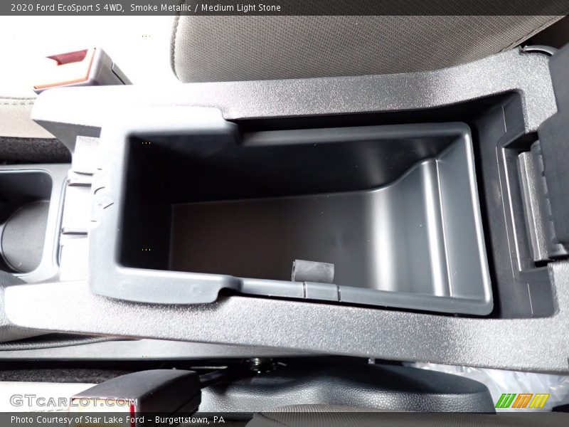 Smoke Metallic / Medium Light Stone 2020 Ford EcoSport S 4WD