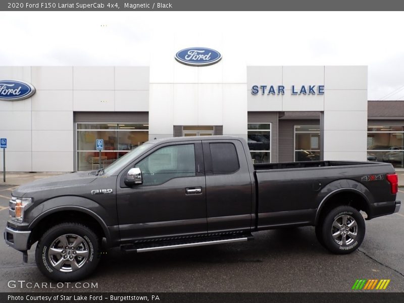 Magnetic / Black 2020 Ford F150 Lariat SuperCab 4x4