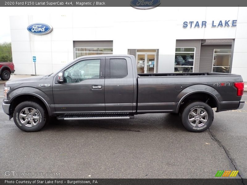 Magnetic / Black 2020 Ford F150 Lariat SuperCab 4x4