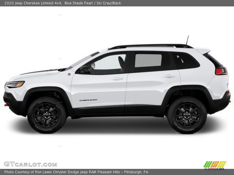 Blue Shade Pearl / Ski Gray/Black 2020 Jeep Cherokee Limited 4x4