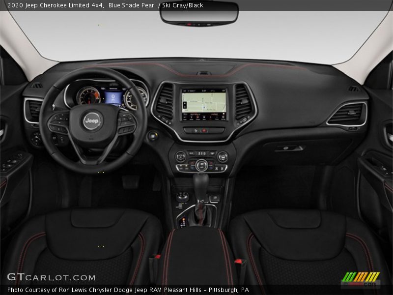 Blue Shade Pearl / Ski Gray/Black 2020 Jeep Cherokee Limited 4x4
