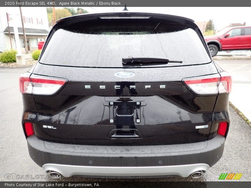 Agate Black Metallic / Ebony Black 2020 Ford Escape SEL 4WD