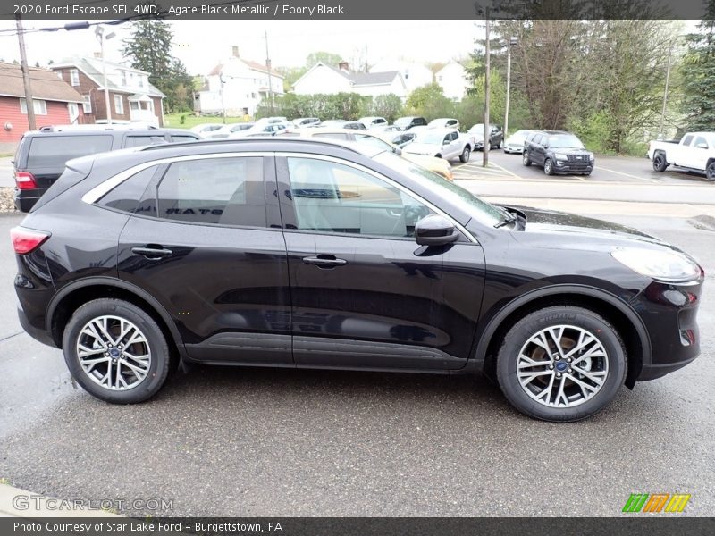 Agate Black Metallic / Ebony Black 2020 Ford Escape SEL 4WD