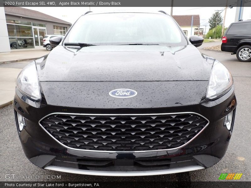 Agate Black Metallic / Ebony Black 2020 Ford Escape SEL 4WD