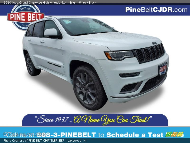 Bright White / Black 2020 Jeep Grand Cherokee High Altitude 4x4