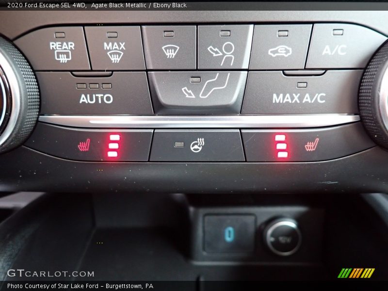 Agate Black Metallic / Ebony Black 2020 Ford Escape SEL 4WD