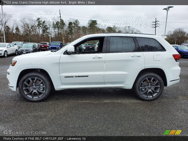 Bright White / Black 2020 Jeep Grand Cherokee High Altitude 4x4